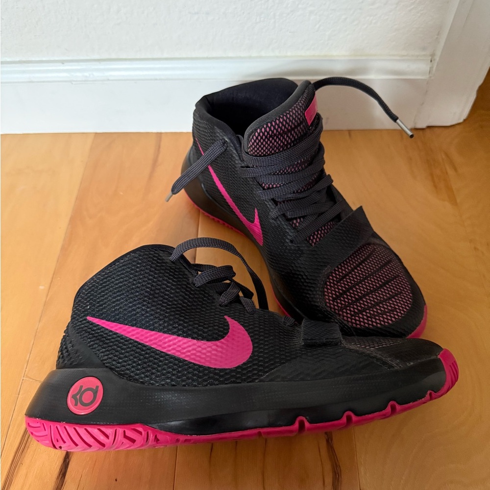 Black and Pink Nike Sneakers